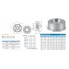 Paslanmaz Çelik Disco Çek Valf AISI316 1/2" DN15