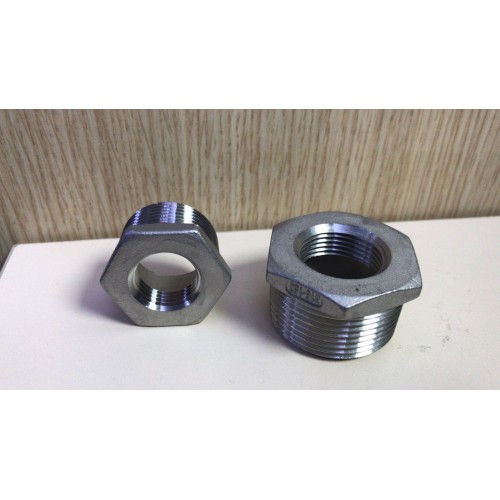 Paslanmaz Dişli Redüksiyon (Bushing) 1"x1/2" AISI316L